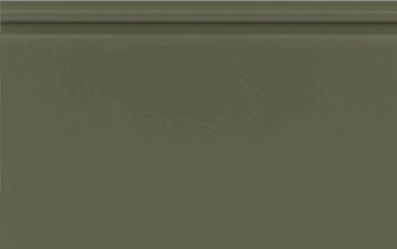 Échantillon de peinture vert olive.