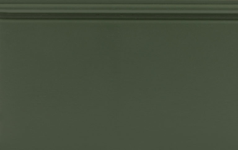 Dark green color sample with code label.