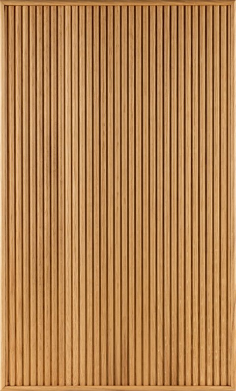 Vertical wooden panel with natural grain texture.